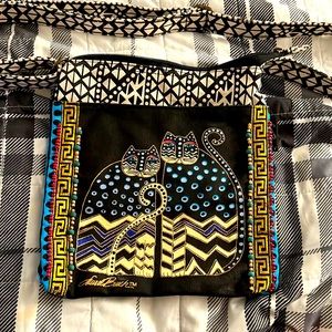 Laurel Burch Cat Crossbody Bag EUC